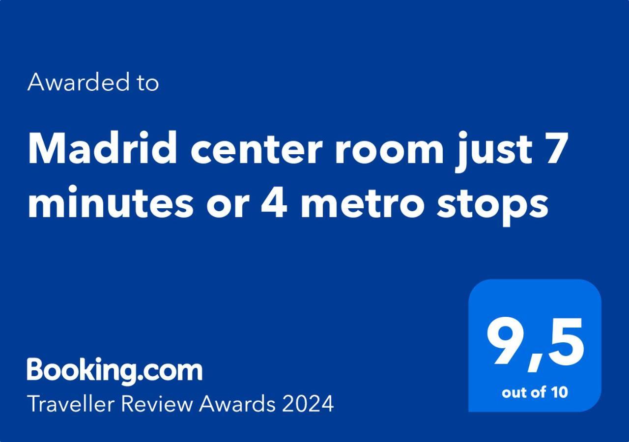 Madrid Center Room Private 7 Minutes Or 4 Metro Stops מראה חיצוני תמונה
